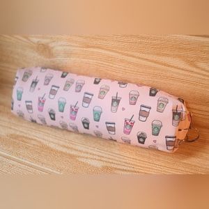 Starbucks makeup brush pouch